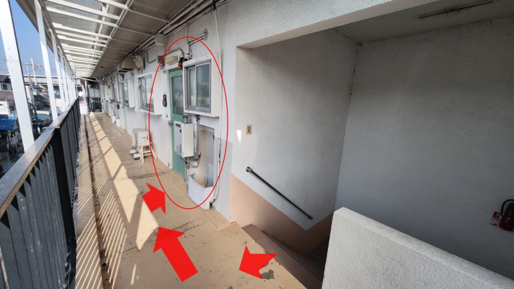 3階へ